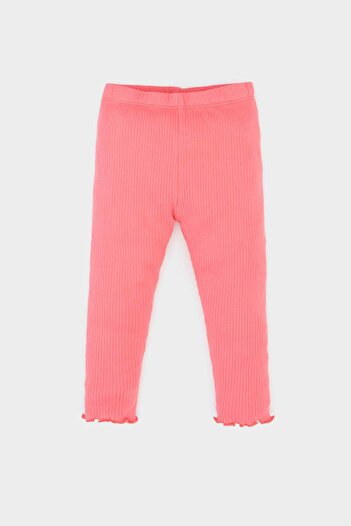 DeFacto Baby Girl 2 Piece Set Printed Short Sleeve Ribbed Camisole T-Shirt Leggings A0457A524Sm