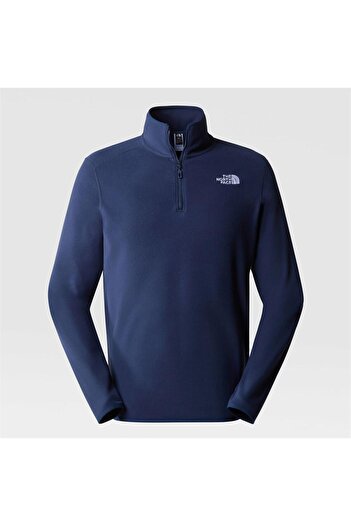 THE NORTH FACE M 100 glacier 1/4 zip - eu navy