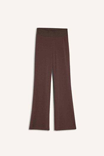 DeFacto Coool Flare Fit Elastic Waist Spanish Leg Rib Pants E0628Ax25Sp