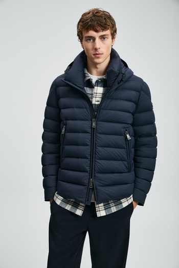 Lufian Gabriel Goose down Men's Coat Navy Blue