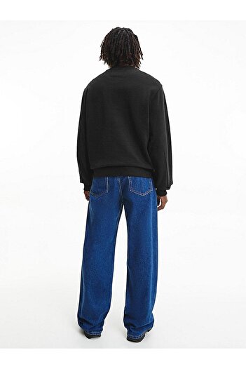 Calvin Klein Men's Micro Monologo Crew Neck Sweatshirt