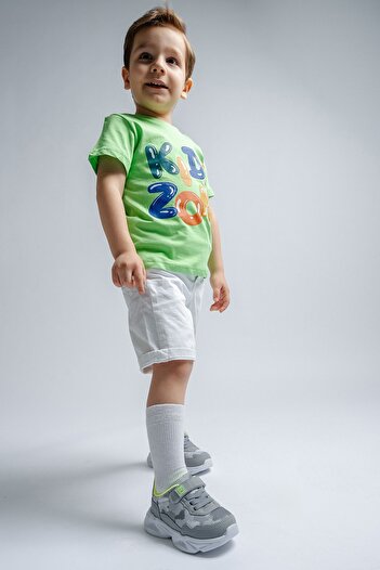 mnpc Gray Lighted Boys' Sneakers