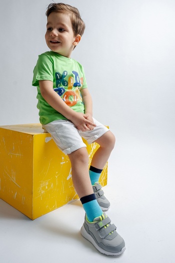 mnpc Gray Boys' Sneakers
