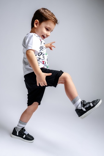 mnpc Boy's Black Casual Shoes