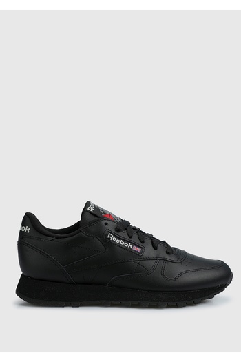 Reebok Klasické kožené dámské černé tenisky 100008497