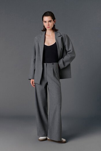 VATKALI Button Detailed Palazzo Pants