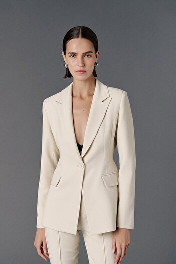 VATKALI Fitted Cut Blazer Jacket