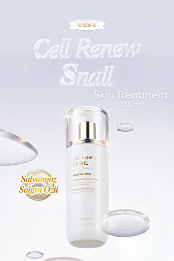 Missha Salyangoz Özlü Aydınlatıcı ve Nemlendirici Esans Super Aqua Cell Renew Snail Skin Treatment 130ml