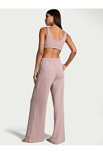 Victoria's Secret Kalın Pamuklu Modal Geniş Paça Lounge Pantolon