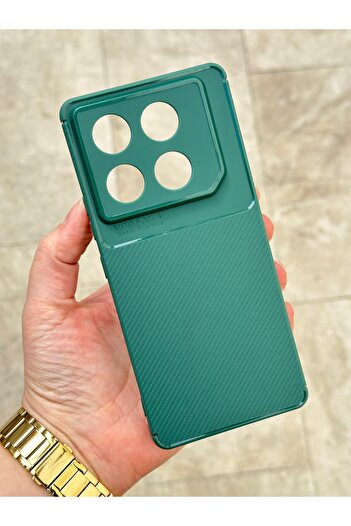 Vip Case Infi̇ni̇x Gt 20 Pro Silicone Tough Carbon Case with Camera Protection and No Color Off Protrusion