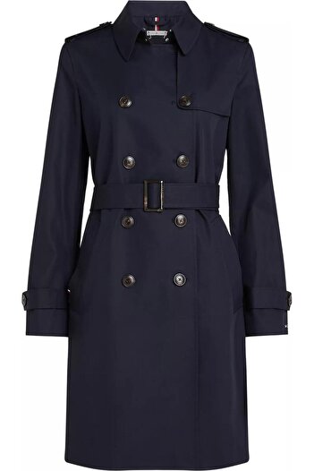 Tommy Hilfiger COTTON DB SLIM FIT TRENCH