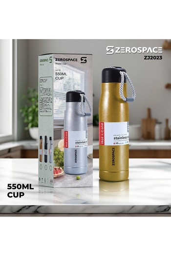 ZERO SPACE ZEROSPACE WATER CUP 550ML STAINLESS STEEL GOLD