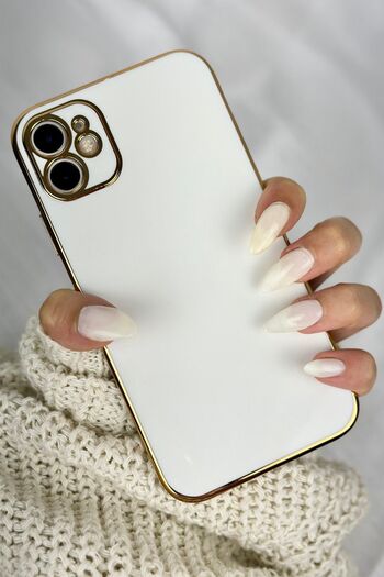 Vip Case iPhone 11 Soft Bark Case with Shiny Edge Gold Detail (12 Look)