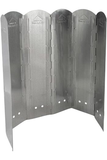 erorex Air resistant wind screen Stove fire wind screen Multicolored Size 70 Cm 6 Slide