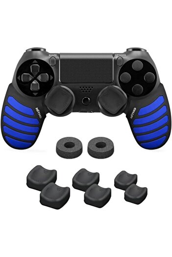erorex Nitho Gaming Kit Compatible Ps4 Controllers Set 2 Anti Sweat Silicone Handle Horns Skin Grip Set 2