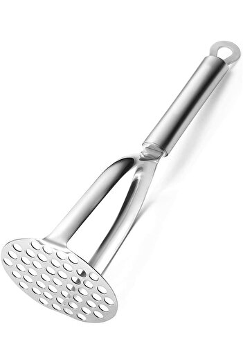 erorex Potato Masher Stainless Steel Household Heavy Duty Potato Masher Vegetable Masher,Cooking Kitchen