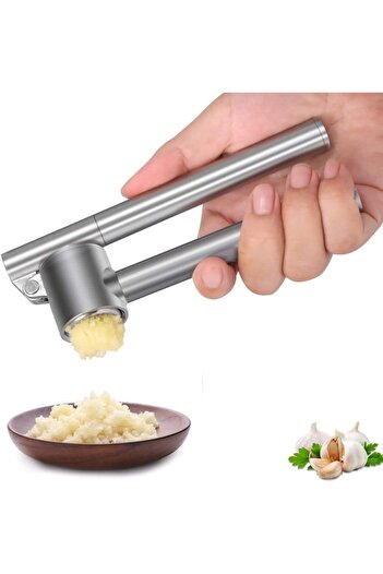 erorex 304 Stainless Steel Garlic Press Tools Detachable Peeling Garlic Grinding Slicer Chopper Set