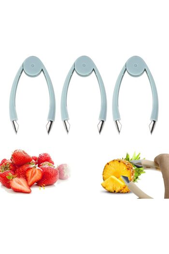 erorex Multifunctional Pineapple Eye Remover, Stainless Steel Cutter, Pineapple Slicer Corer Tool,