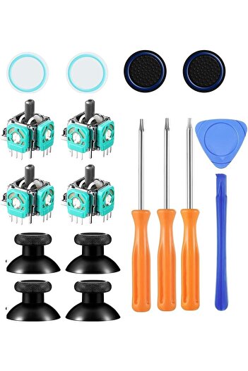 erorex Compatible Xbox One Analog Joysticks Thumbstick Silicone Cap Cover Repair Kit Xbox T6 T8 T10 Torx