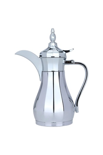 Alsaif Gallery Suleiman Thermos Dallah shape 1 liter, steel inner container, steel outer shell