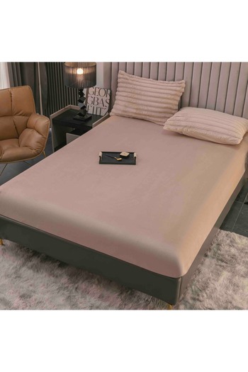CHIRASO CHIRASO, COCOLINO Linen, Fitted Sheet Compatible 140, 160 and 180x200 Duvet Cover 2 Sides Pillowcase