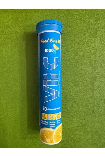Med One VIT C 1000 MG EFFERVESCENT TABLET LEMON FLAVOUR 20'S