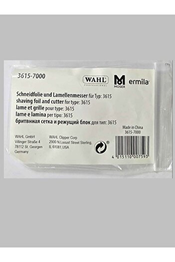 Wahl Shaving Foil and Cutter for Travel shaver 3615
