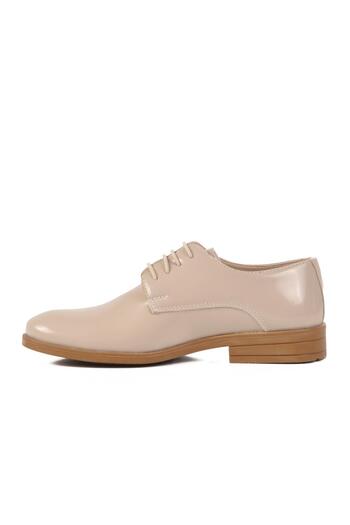 WALKWAY 3020 F Beige Patent Leather Boys' Classic Shoes