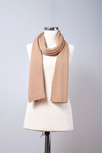 Sebir Moda Single Color Knitwear Mother-Child Set Scarf (40X180Cm and 30X140Cm)