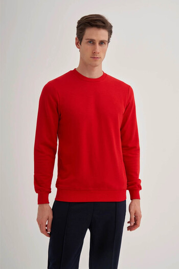 Cazador Crew Neck Red Men's Sweatshirt 56100