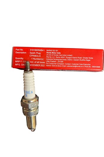 MOTORKİT MK ORJİNAL HONDA BUJİ CPR8EA-9 NGK BUJİ HONDA DİO - SPACY - CBF - ACTİVA S