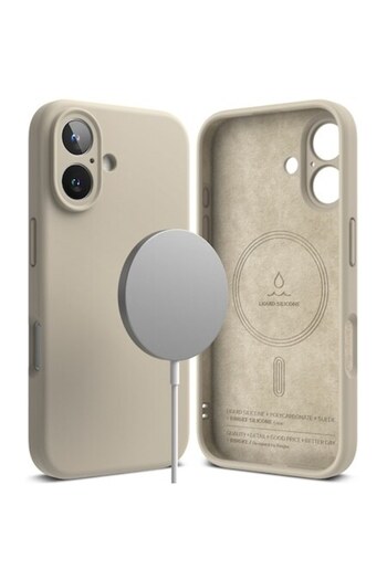 Tim Protective Case for iPhone 16 Plus, Timacondesign, J50, MicroTwine, Stone