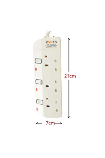 Koolen Power Extension 3 Ports 3 Meter
