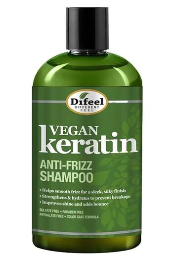 Difeel Vegan Keratin Anti-Frizz Shampoo 354.9ml