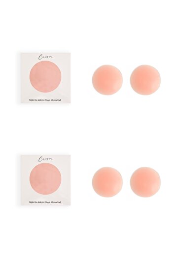C&City Non-Adhesive Vacuum Silicone Nipple Cover 2 Pack