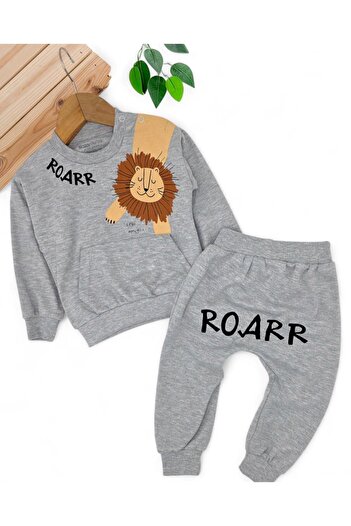 VOY KİDS Baby Boy California Printed, Seasonal Thin Soft Casual 3-6-9-12-18-24 Month Set