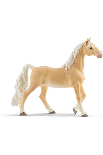 SCHLEICH 13912 American Saddlebred Mare Figurine – Realistic Horse Model for Kids (Ages 5–12)