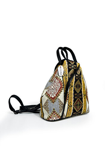 westbag Authentic Vintage Ethnic Patterned Backpack Medium Size