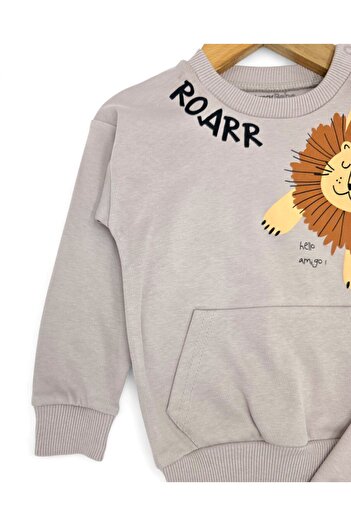 VOY KİDS Baby Boy California Printed, Seasonal Thin Soft Casual 3-6-9-12-18-24 Month Set