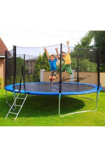 jump n joy Trampoline for kids, Outdoor Trampoline Fitness Exercise, jump With Safety Enclosure