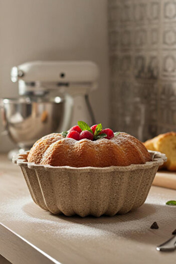 FİTHOME 28 cm Cast Iron Daisy Model Non-Stick Cake Mold