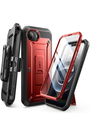 Tim High Protection Case for iPhone 16, X69, Hard Plastic, Ruddy