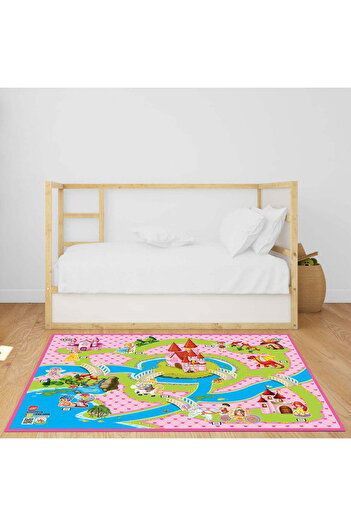 Duman Konuşan Oyun Halısı – Artırılmış Gerçeklik, QR Kodlu, Kaydırmaz Taban, 150×100 cm