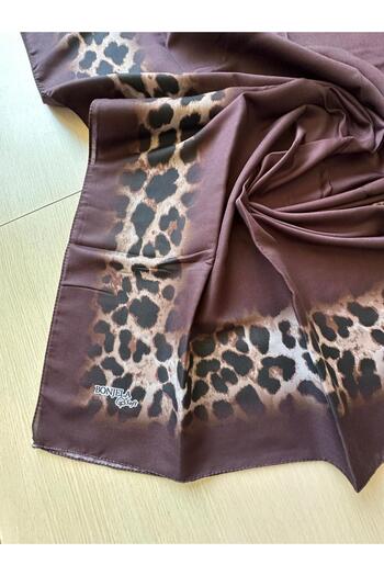 Bonjela Soft Elegant Leopard Patterned Fashion Trend Shawl