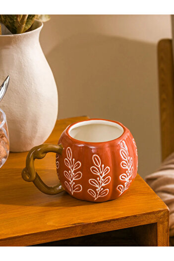 LC Waikiki Lcw Home Mixed Flower Printed Ceramic Mug 520 ml as