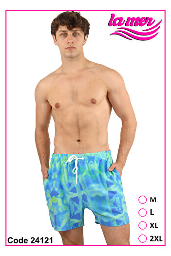 La Mer Lamir Sunset Oasis Men's Swim Shorts