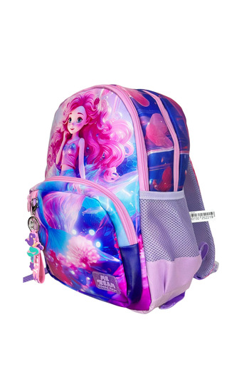ME TEAM Pink Purple Colored Mermaid Backpack