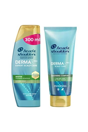 Head&Shoulders Soothing Set Head & Shoulders DermaX Pro Shampoo 300 ml + Conditioner 200 ml