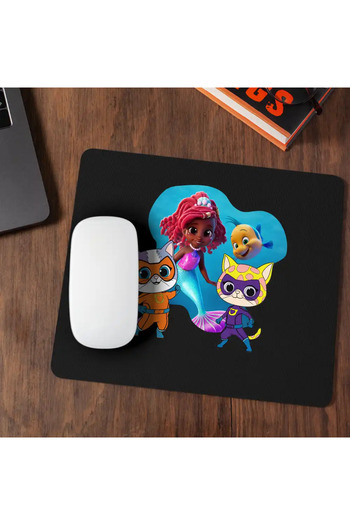 OEM Mousepad Super Kittens Glitter Glem Ariel The Little Mermaid