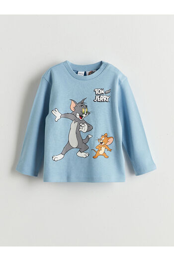 LC Waikiki Blue Tom & Jerry Printed Baby Boy Pajama Set